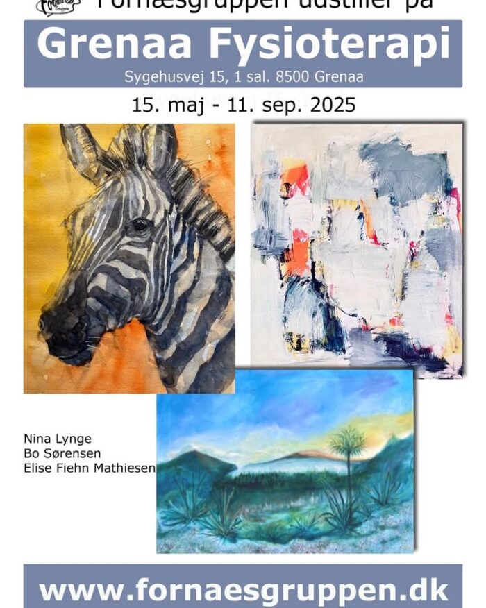 Kom og se de fine malerier som Fornæsgruppen udstiller hos os! Idag 15/5 kommer der ny udstilling op - Det er en stor glæde for os at se de flotte farver og motiver vi har fået på væggene 😊🎨

#fys #fysioterapeut #fysiodanmarkgrenaafysioterapi #fysiodanmarkgrenaa #fysioterapi #dinfysioterapeutigrenaa #vigentagersuccesen #fornæsgruppen